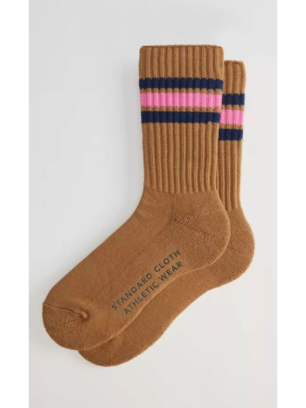 NWT URBAN OUTFITTERS STANDARD CLOTH ATHLETIC STRIPE CREW SOCK